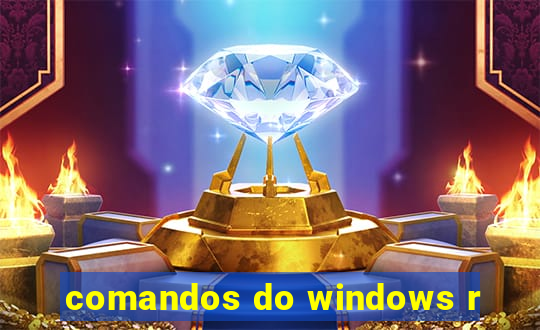 comandos do windows r